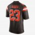NFL Cleveland Browns American Football Game Jersey (Joe Haden) | Seal Brown / Team Orange / White
