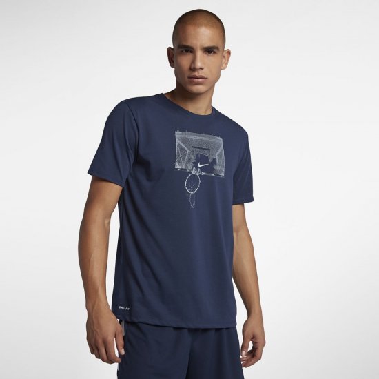 Nike Dri-FIT | Midnight Navy / Wolf Grey - Click Image to Close