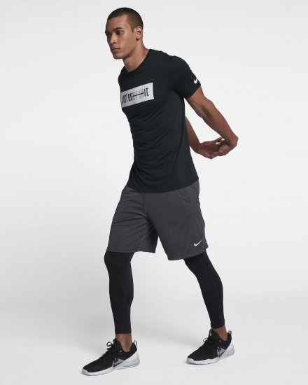 Nike Dri-FIT "Just Don't Quit" | Black / White - Click Image to Close