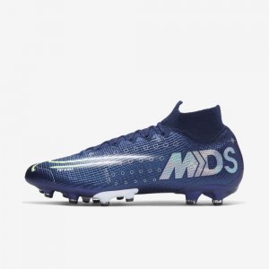 Nike Mercurial Superfly 7 Elite MDS AG-PRO | Blue Void / White / Black / Metallic Silver