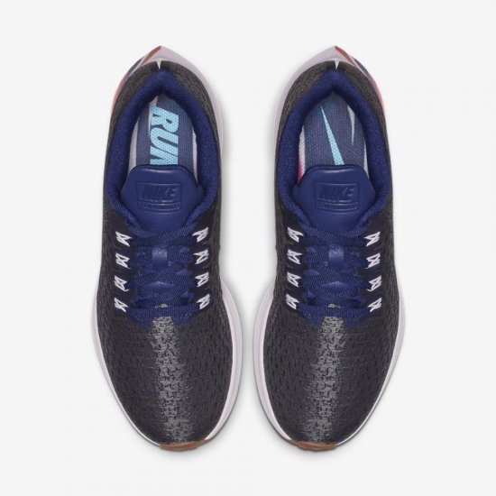 Nike Air Zoom Pegasus 35 Premium | Blue Void / Barely Grape / Deep Royal Blue - Click Image to Close