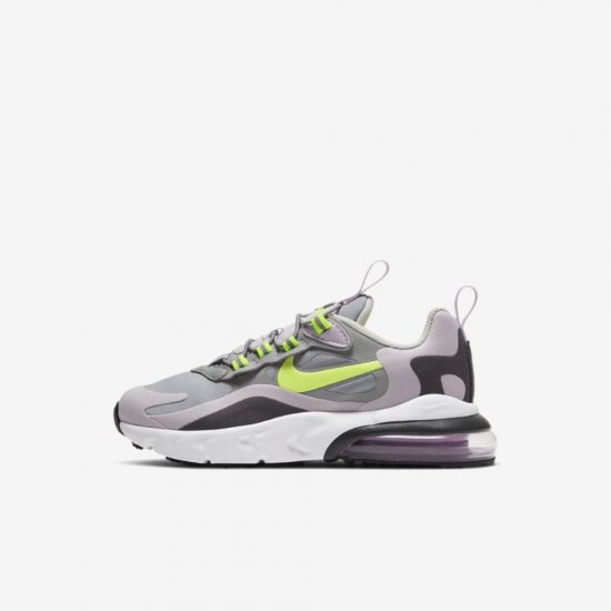 Nike Air Max 270 RT | Particle Grey / Iced Lilac / Off Noir / Lemon Venom - Click Image to Close