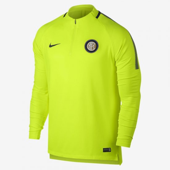 Inter Milan Dri-FIT Squad Drill | Volt / Thunder Blue / Thunder Blue - Click Image to Close