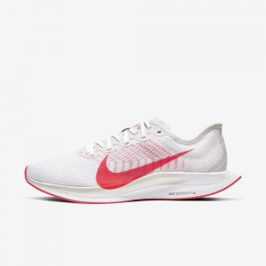 Nike Zoom Pegasus Turbo 2 | Platinum Tint / White / Light Smoke Grey / Laser Crimson