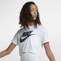 Nike Essential Cropped | White / Black