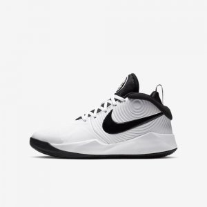 Nike Team Hustle D 9 | White / Volt / Black