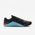 Nike Metcon 5 AMP | Black / Laser Crimson / Oracle Aqua / Black