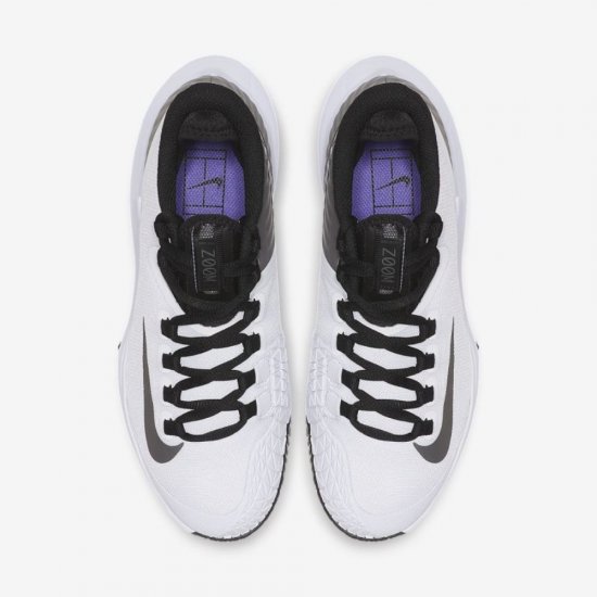 NikeCourt Air Zoom Zero | White / Black / Psychic Purple / Multi-Colour - Click Image to Close