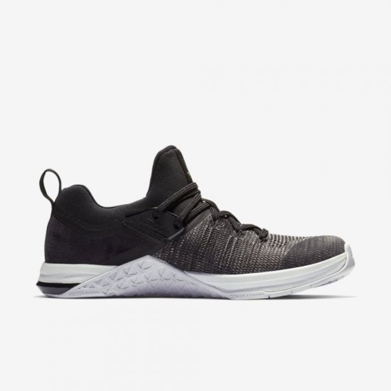 Nike Metcon Flyknit 3 | Black / Matte Silver / White / Black - Click Image to Close