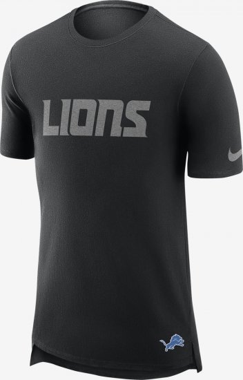 Nike Enzyme Droptail (NFL Lions) | Black / Black - Click Image to Close