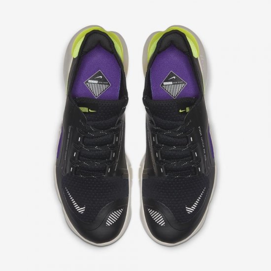 Nike Free RN 5.0 Shield | Black / Voltage Purple / Metallic Silver - Click Image to Close
