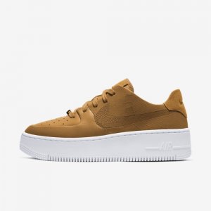 Nike Air Force 1 Sage Low LX | Wheat / Metallic Gold / White / Wheat