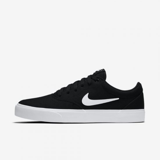 Nike SB Charge Canvas | Black / White - Click Image to Close