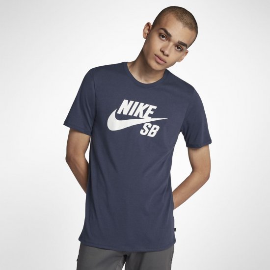 Nike SB Logo | Thunder Blue / White - Click Image to Close