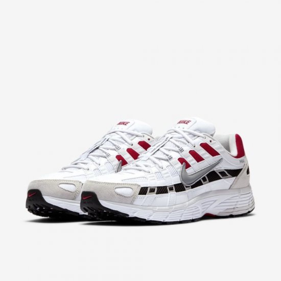 Nike P-6000 | White / University Red / Neutral Grey / Particle Grey - Click Image to Close