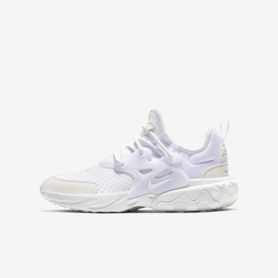 Nike React Presto | White / White / White - Click Image to Close