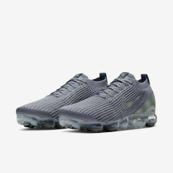 Nike Air VaporMax Flyknit 3 | Particle Grey / Iron Grey / Ghost Green - Click Image to Close