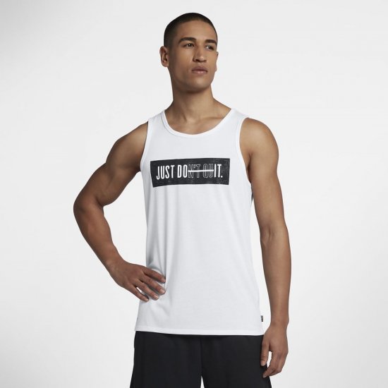 Nike Dri-FIT "Just Don't Quit" | White - Click Image to Close