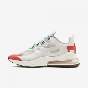 Nike Air Max 270 React (Mid-Century Art) | Light Beige Chalk / Summit White / Team Orange / Platinum Tint