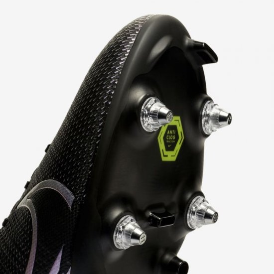 Nike Mercurial Vapor 13 Academy SG-PRO Anti-Clog Traction | Black / Black - Click Image to Close