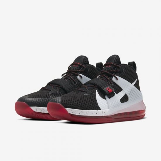 Nike Air Force Max II | Black / University Red / Wolf Grey / White - Click Image to Close