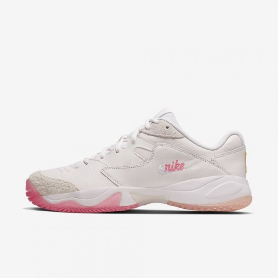 NikeCourt Lite 2 Premium | Pale Pink / Racer Pink / Pink Tint / White - Click Image to Close