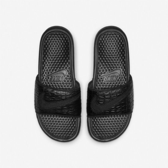 Nike Benassi JDI SE | Black / Black - Click Image to Close