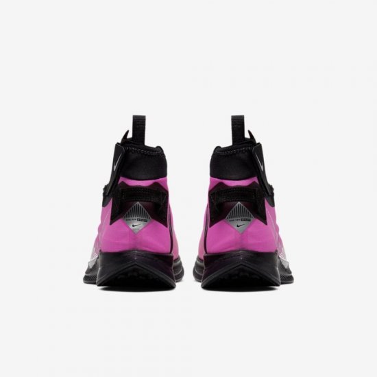 Nike Zoom Pegasus Turbo Shield | Fire Pink / Black / Metallic Silver - Click Image to Close