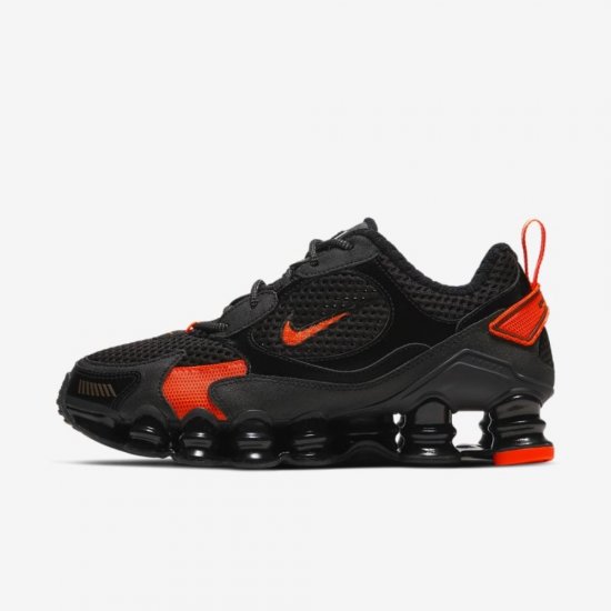 Nike Shox TL Nova SP | Black / Hyper Crimson / Metallic Field - Click Image to Close