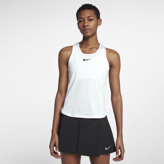 NikeCourt Dri-FIT Slam | White / Black - Click Image to Close