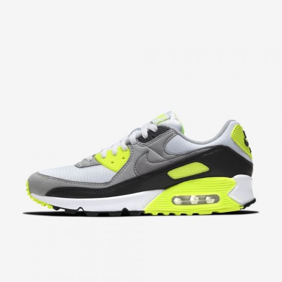 Nike Air Max 90 | White / Light Smoke Grey / Black / Particle Grey - Click Image to Close