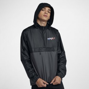 Nike SB Anorak | Black / Anthracite / Solar Red