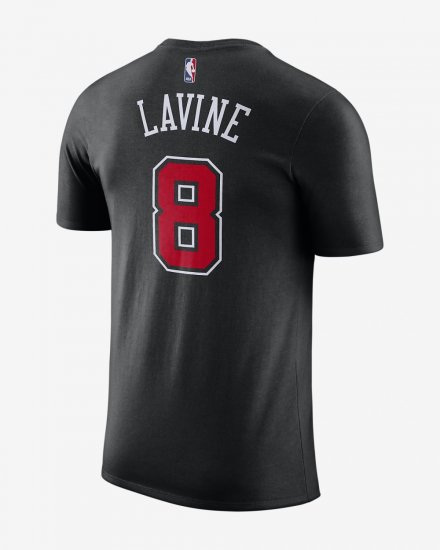 Zach LaVine Chicago Bulls Nike Dry | Black - Click Image to Close