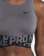 Nike Pro Cropped | Gunsmoke / Black / Black