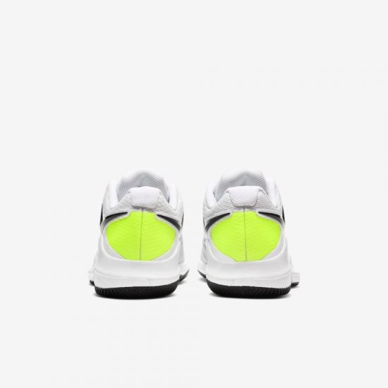 NikeCourt Jr. Vapor X | White / Volt / Black - Click Image to Close