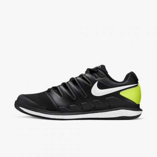 NikeCourt Air Zoom Vapor X | Black / Volt / White - Click Image to Close