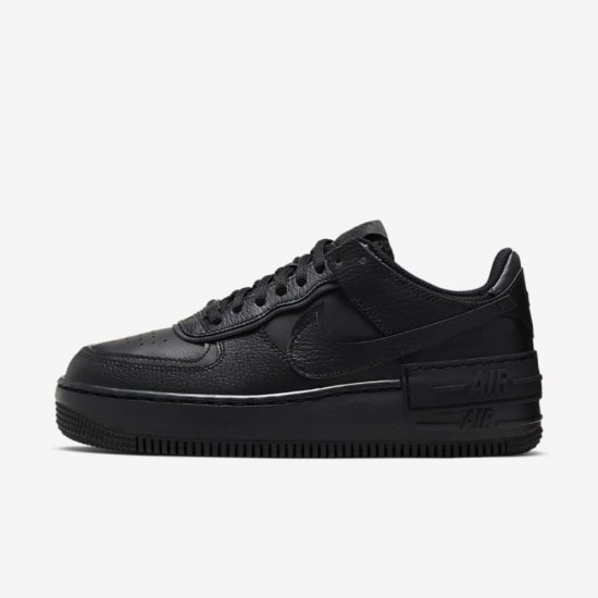 Nike Air Force 1 Shadow | Black / Black / Black - Click Image to Close