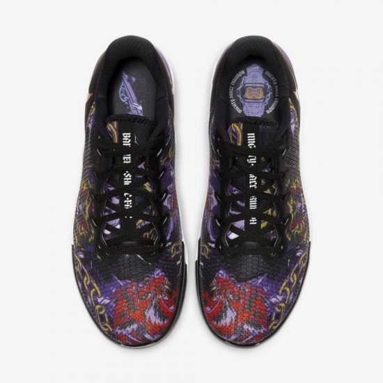Nike Metcon 5 | Black / Purple Nebula / White / Bright Cactus - Click Image to Close