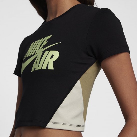 Nike Sportswear | Black / Neutral Olive / Light Bone / Barely Volt - Click Image to Close