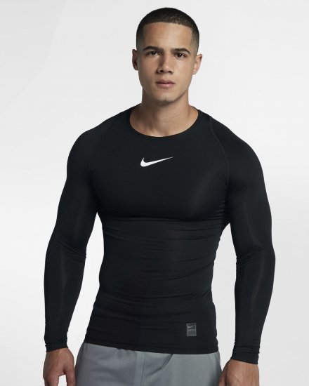 Nike Pro | Black / White / White - Click Image to Close