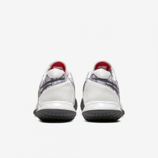 NikeCourt Air Zoom Vapor Cage 4 | Platinum Tint / Laser Crimson / Royal Pulse / Thunder Grey - Click Image to Close