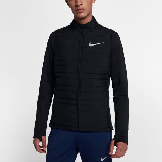 Nike Essential Filled | Black / Black / Metallic Silver - Click Image to Close