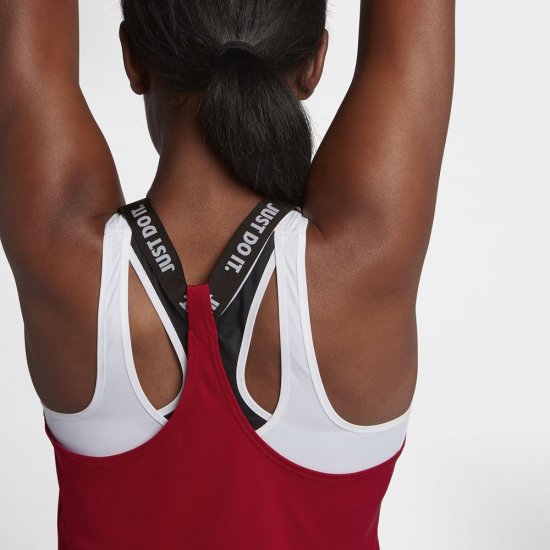 Nike Dri-FIT Elastika Cropped | Gym Red / Black / White - Click Image to Close