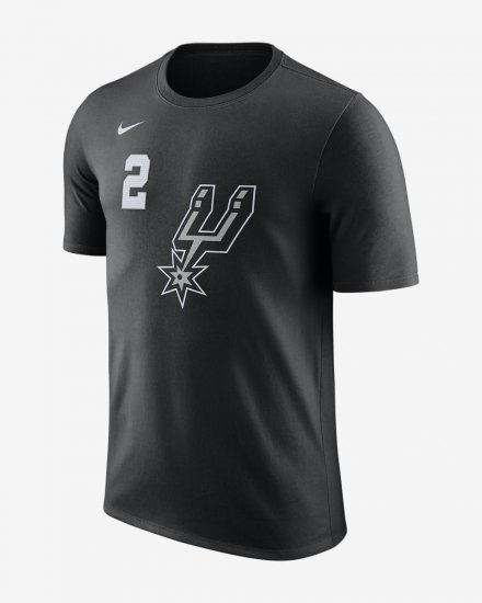 Kawhi Leonard San Antonio Spurs City Edition Nike Dry | Black - Click Image to Close