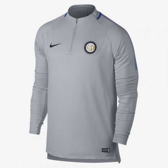 Inter Milan Dri-FIT Squad Drill | Wolf Grey / Royal Blue / Black - Click Image to Close