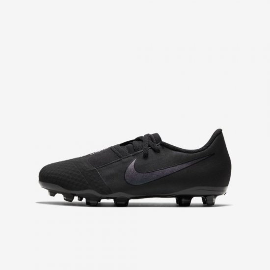 Nike Jr. Phantom Venom Academy FG | Black / Black - Click Image to Close