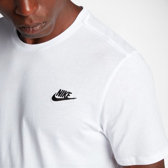 Nike Sportswear | White / White / Black - Click Image to Close