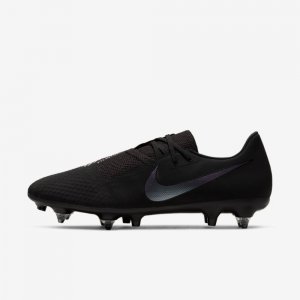 Nike PhantomVNM Academy SG-Pro Anti-Clog Traction | Black / Black