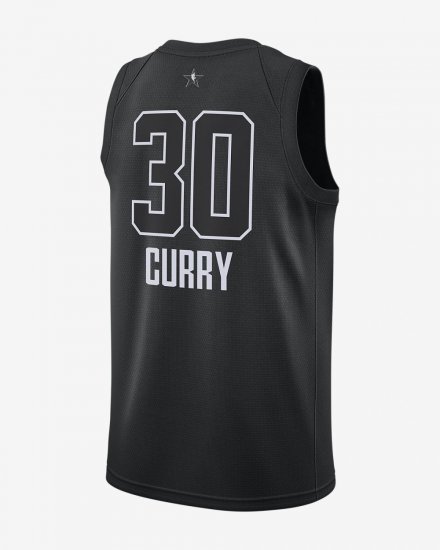 Stephen Curry All-Star Edition Swingman Jersey | Black - Click Image to Close