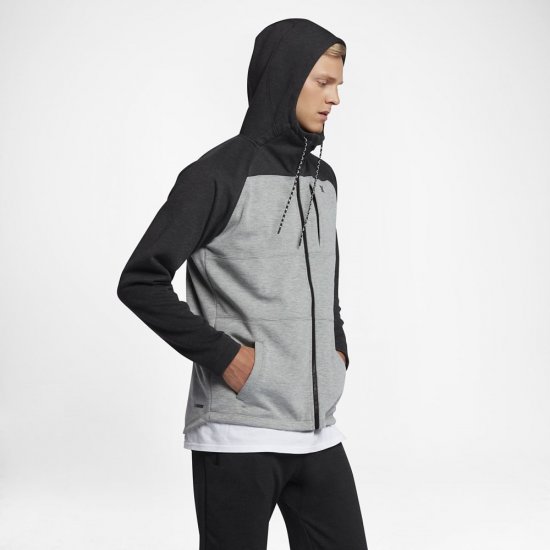 Hurley Therma Protect Plus Zip | Dark Grey Heather - Click Image to Close